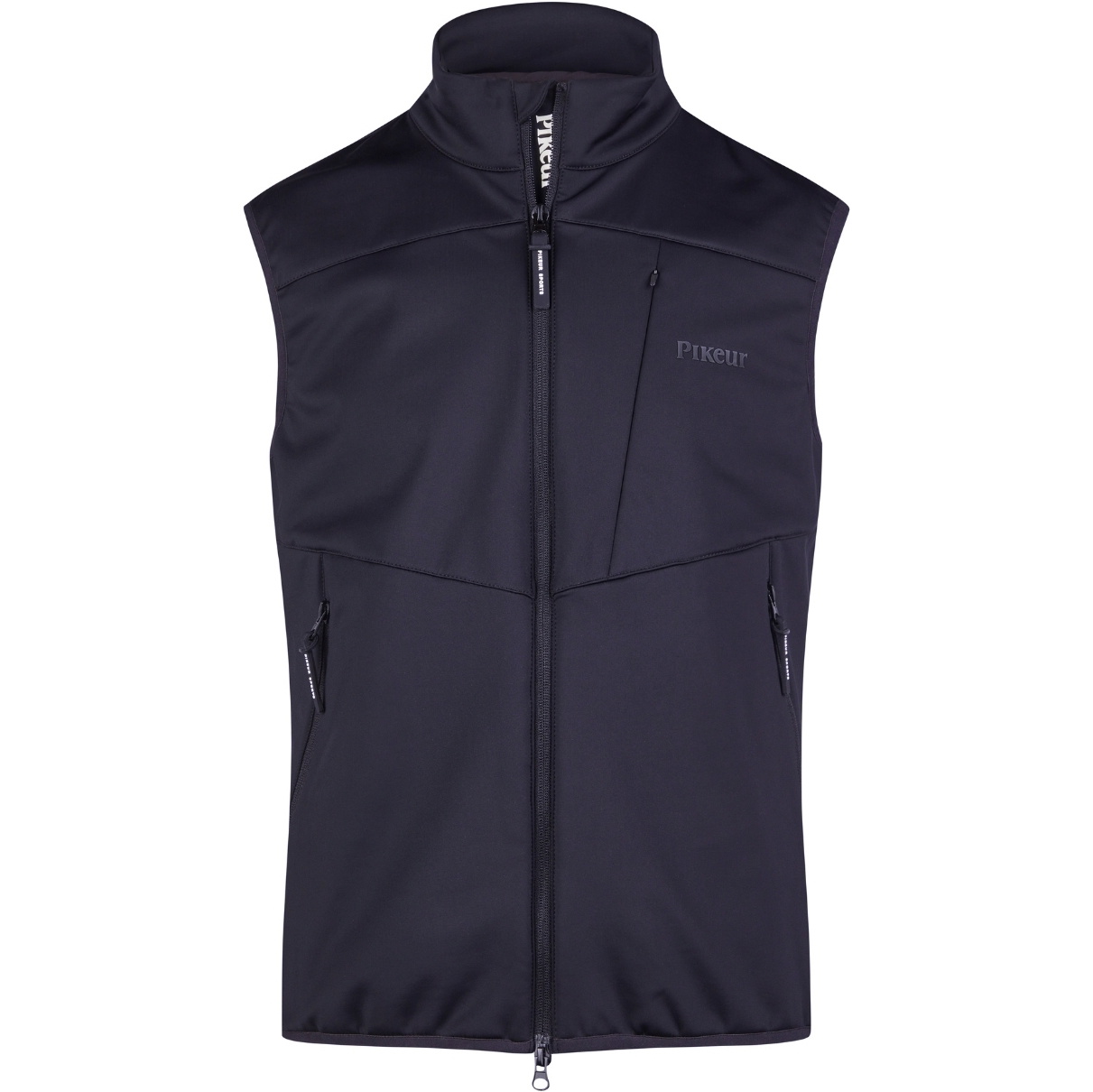 2025 Pikeur Herren Pikeur Softshell Weste 700700 136 390 - Navy Blue